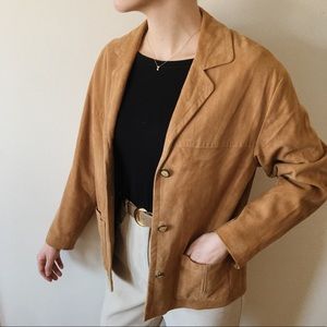 NWT Genuine Suede Leather Jacket Men’s XS